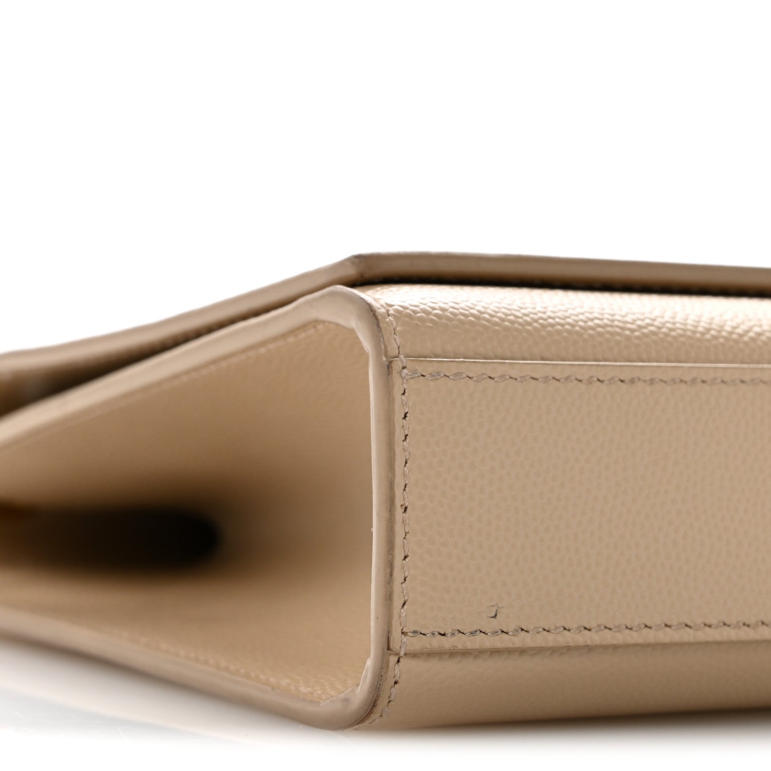 Saint Laurent Grain De Poudre Medium Monogram Kate Satchel Nude Powder 9 of 13