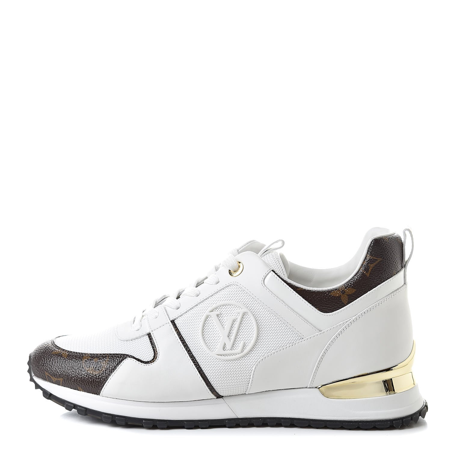 Louis Vuitton Calfskin Monogram Run Away Sneakers 41 White 1 of 8