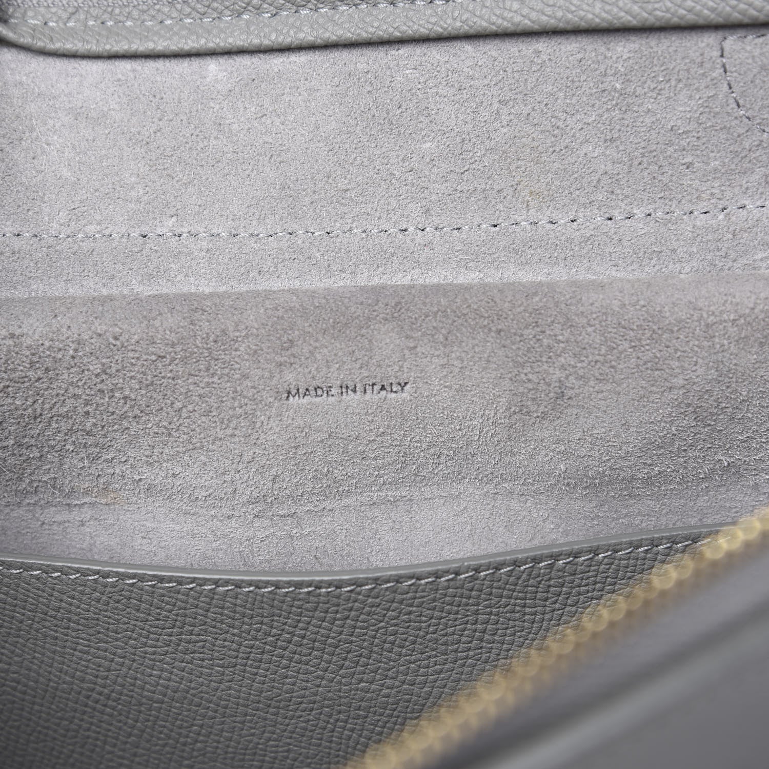 Celine Grained Calfskin Micro Belt Bag Cloud 5 of 10
