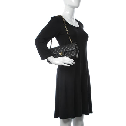 Chanel Caviar Quilted East West Flap Black 3 of 7