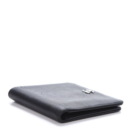 Chanel Embossed Lambskin Travel Bi-Fold Wallet Black 5 of 12