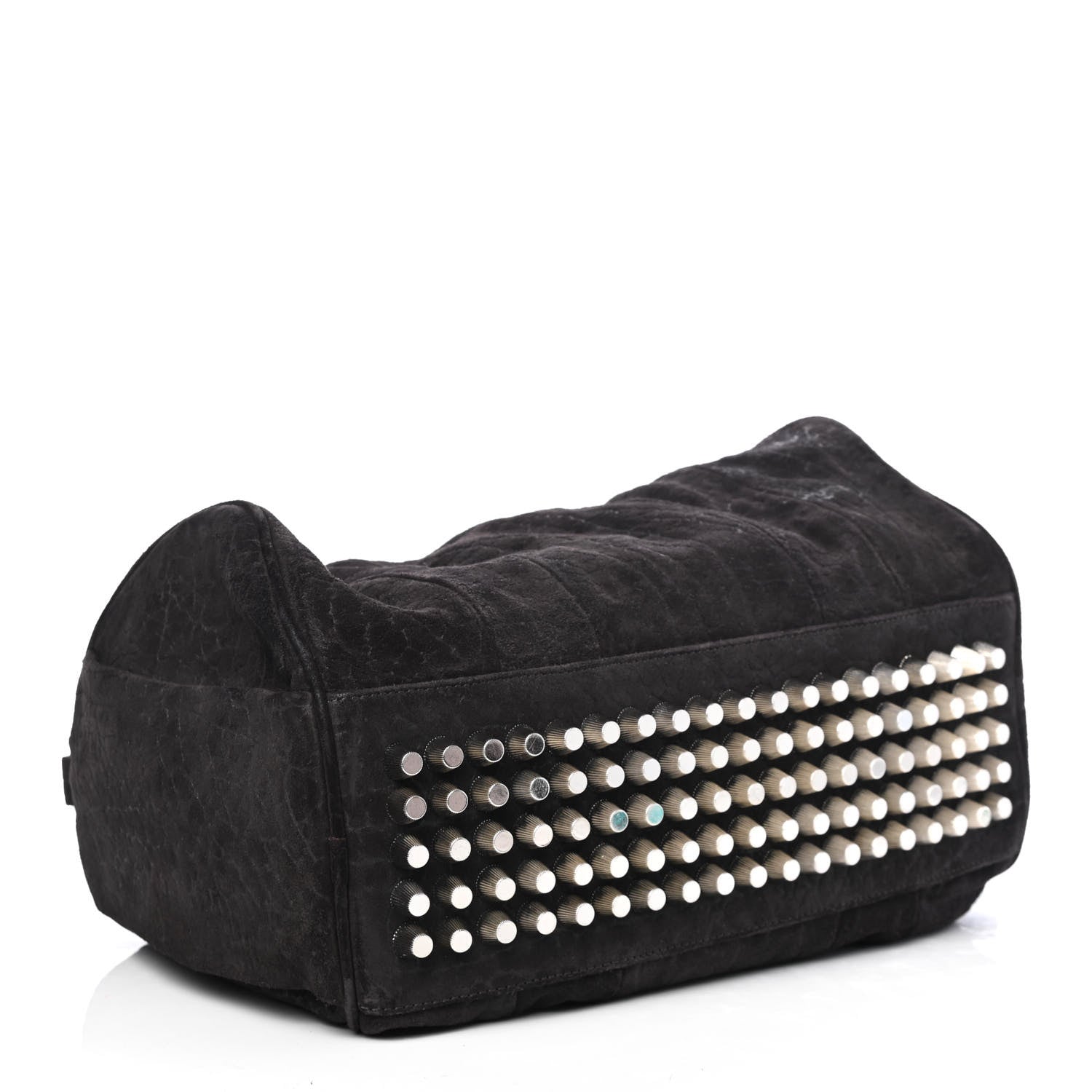 Alexander Wang Tumbled Nubuck Rocco Espresso Rhodium Hardware 3 of 4