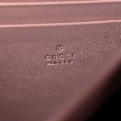 Gucci Calfskin Matelasse GG Marmont Chain Wallet Perfect Pink 6 of 13