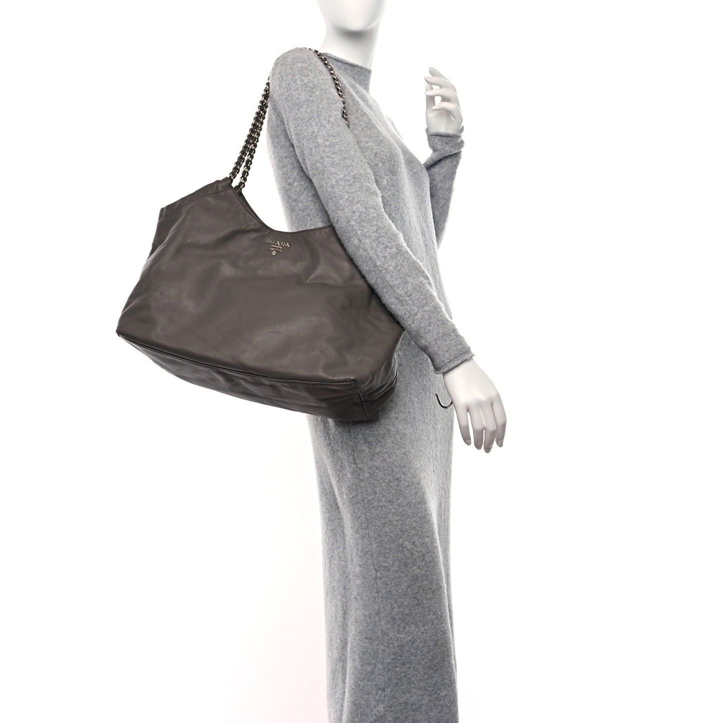 Soft Calf Chain Tote Bambu