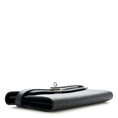Hermes Epsom Kelly Longue Wallet Black 4 of 9