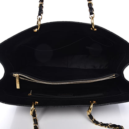 Chanel Caviar Quilted XL Grand Shopping Tote GST Black 5 of 13