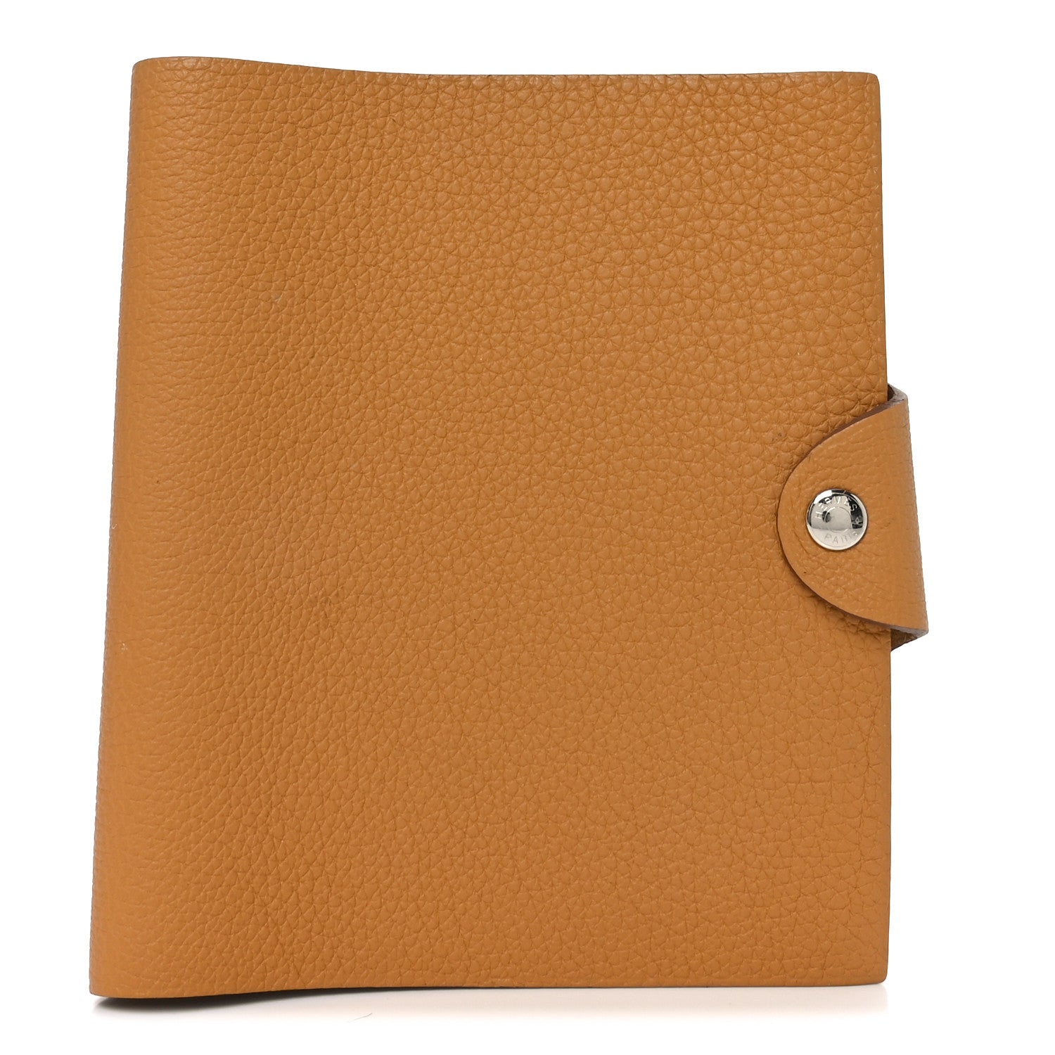 Hermes Taurillon Clemence Ulysse PM Notebook Cover Natural Sable 1 of 6