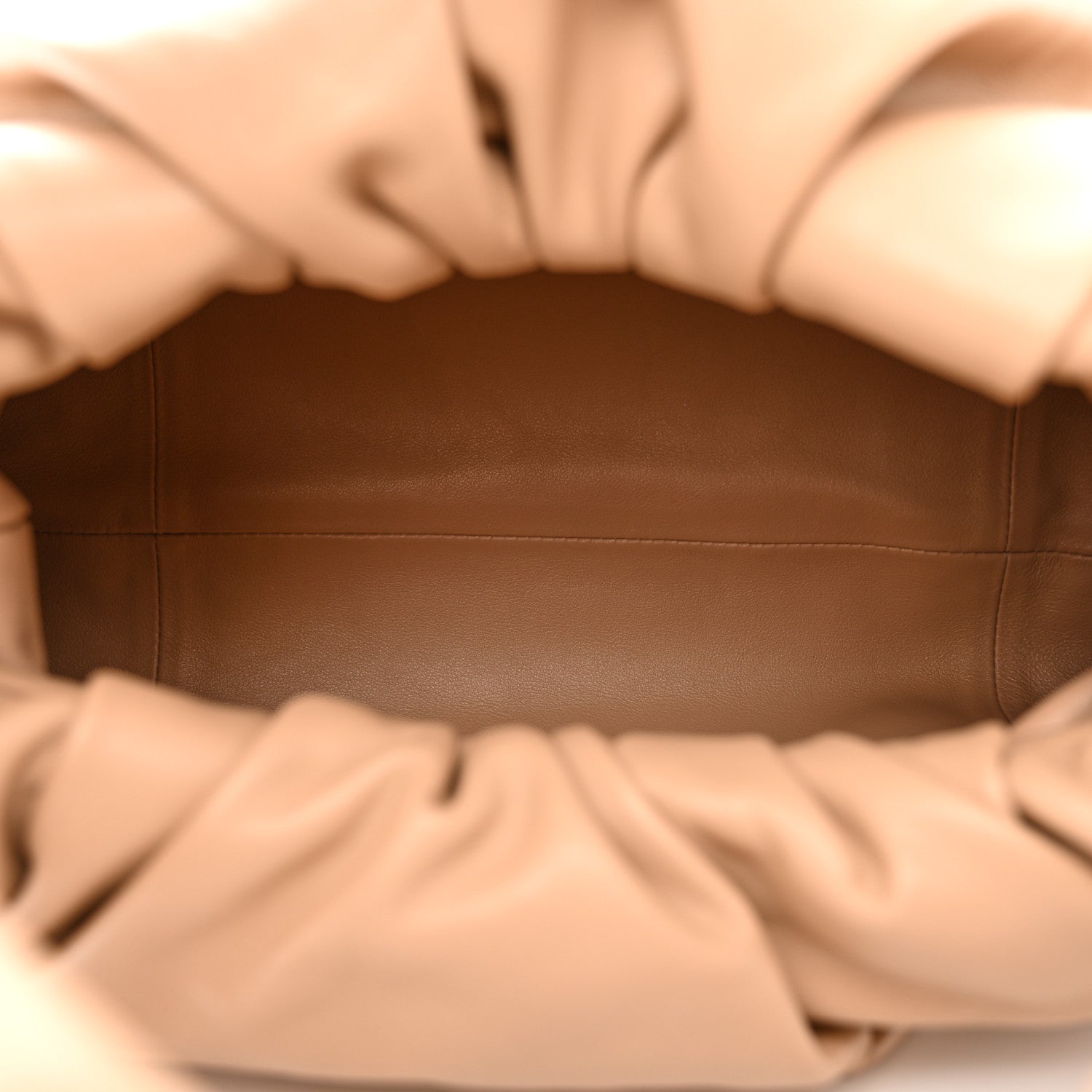 Bottega Veneta Smooth Butter Calfskin Small The Shoulder Pouch Almond 5 of 11