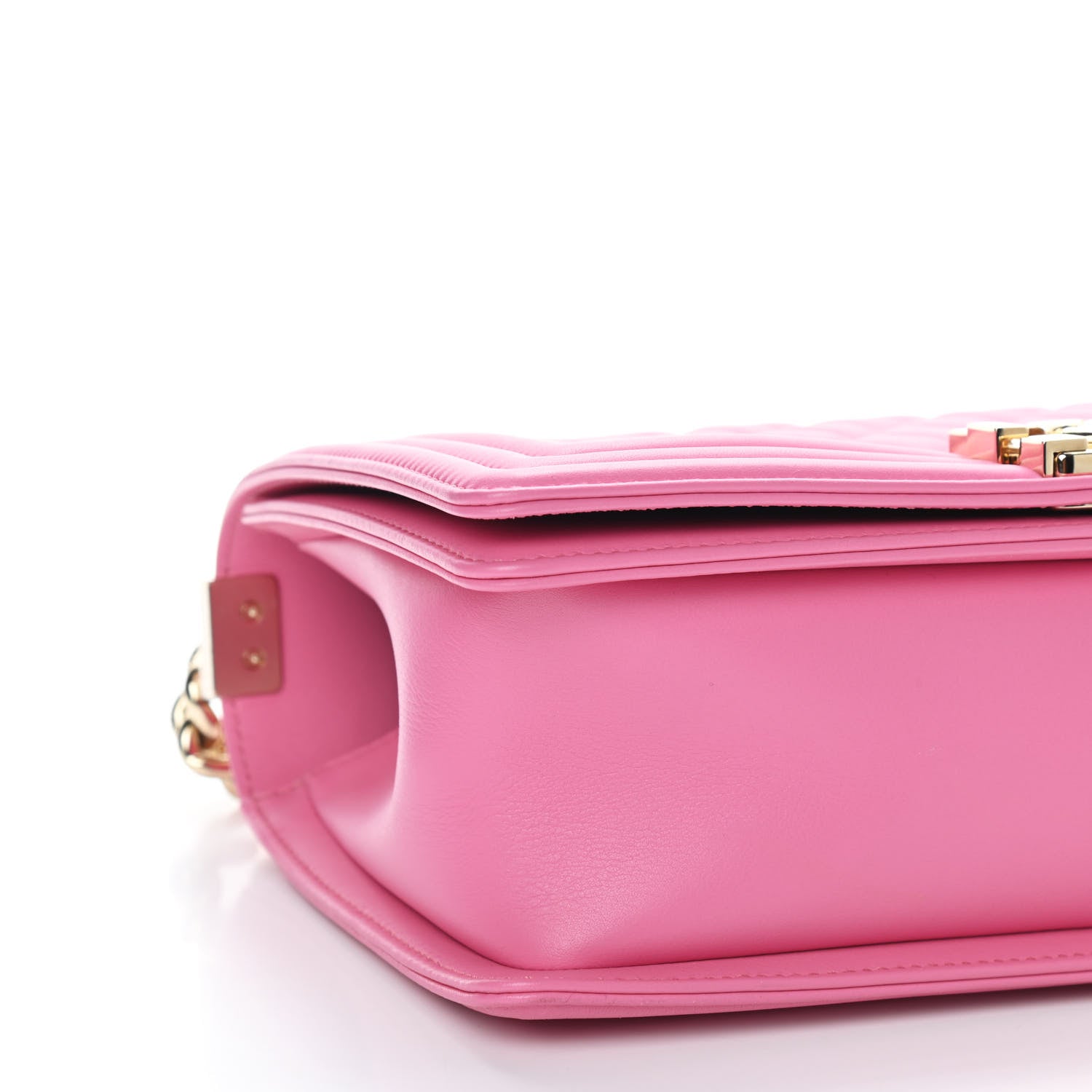 Chanel Calfskin Quilted Medium Boy Flap Pink 7 of 8
