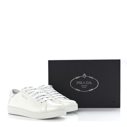 Prada Calfskin Logo Sneakers 36 White 9 of 9