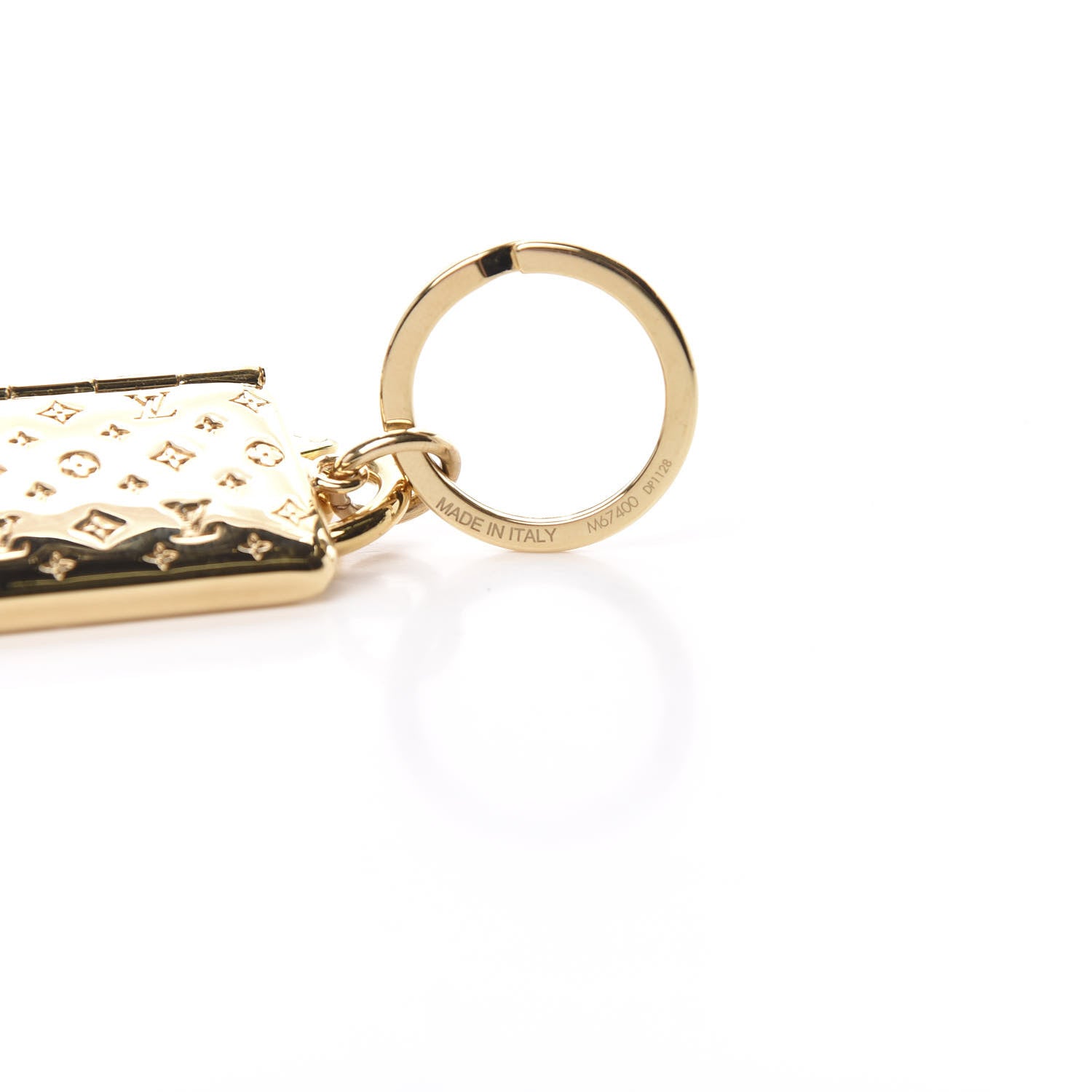 Louis Vuitton Love Note Envelope Bag Charm Key Holder Gold 5 of 6