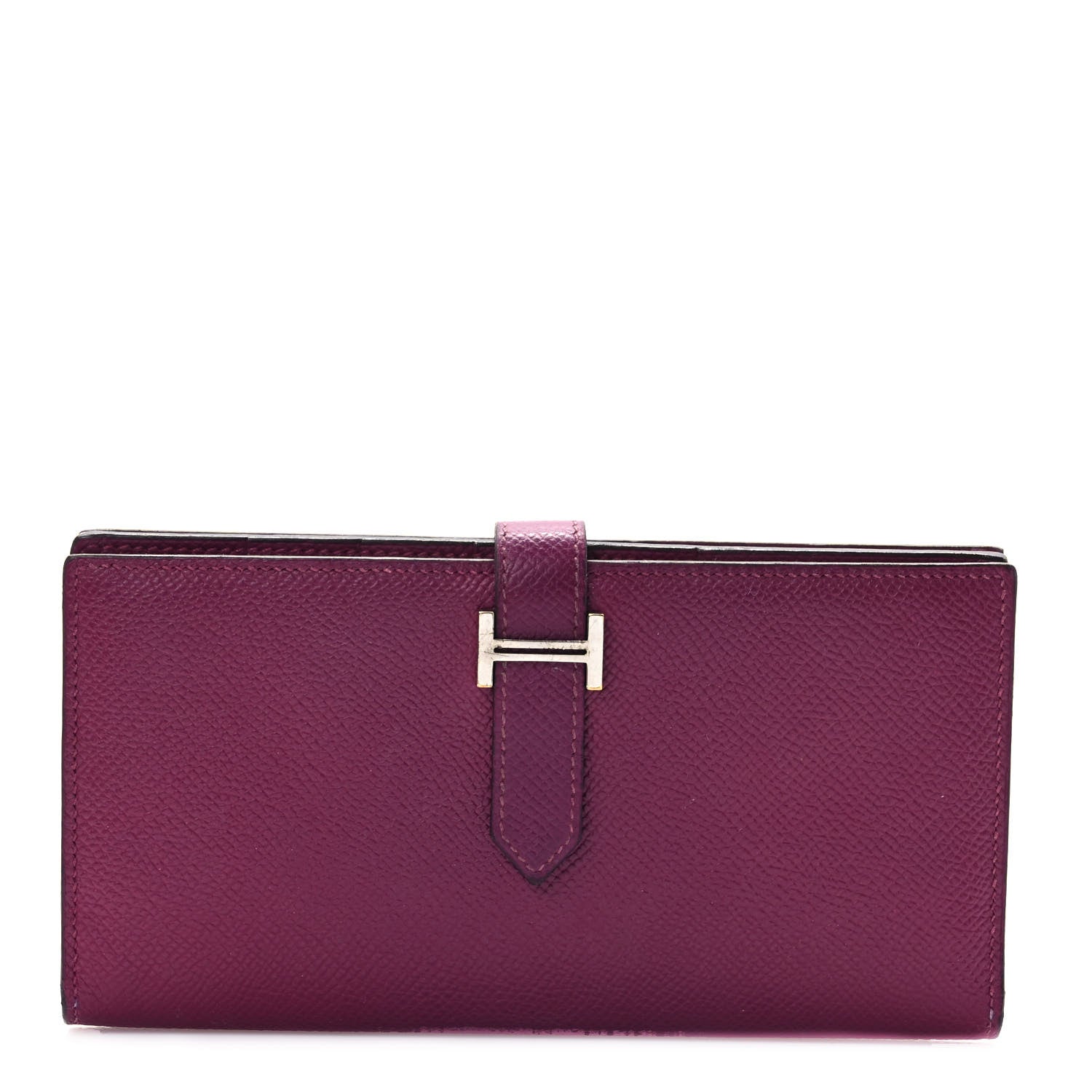 Hermes Epsom Bearn Gusset Wallet Tosca 1 of 7