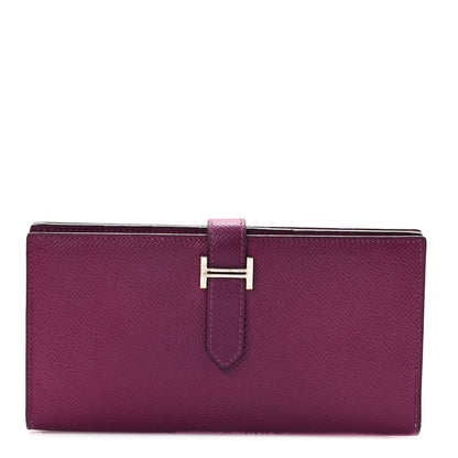 Hermes Epsom Bearn Gusset Wallet Tosca 1 of 7