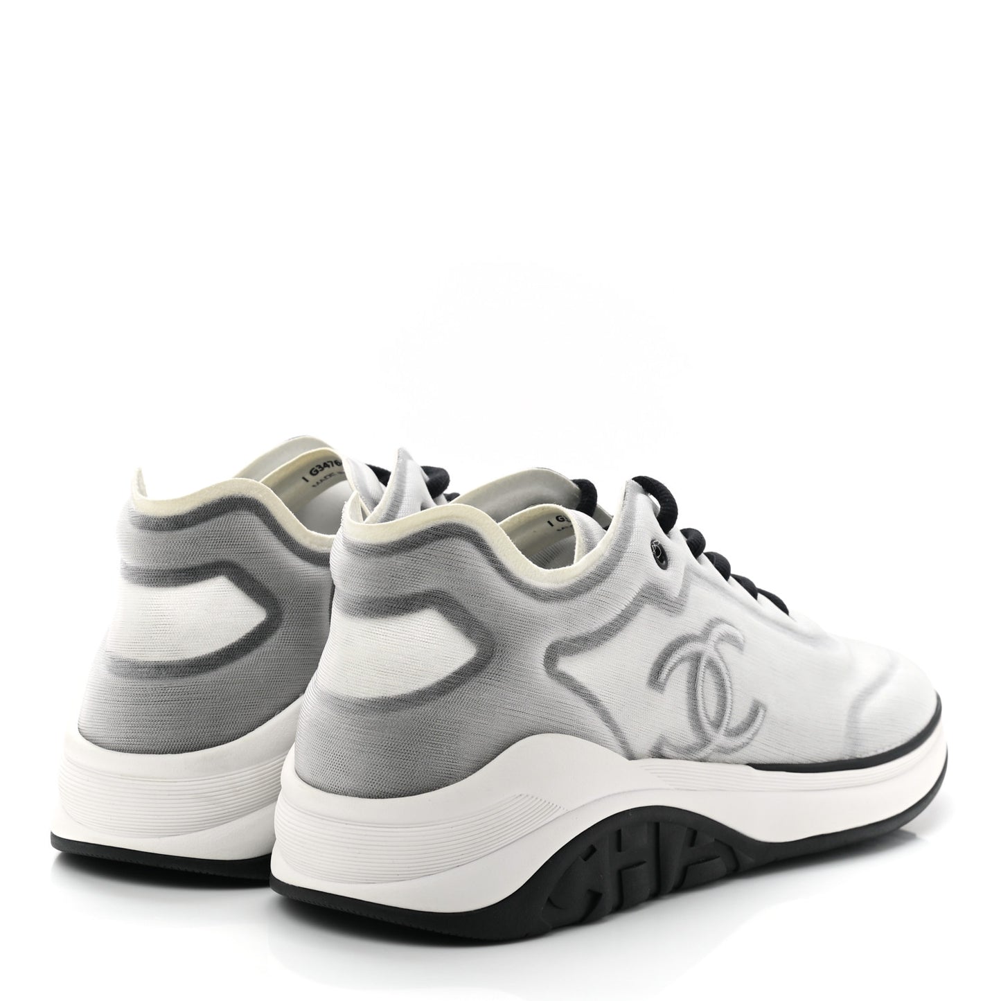 Mesh Lycra Thermoplastic Mens Sneakers 45 Grey White