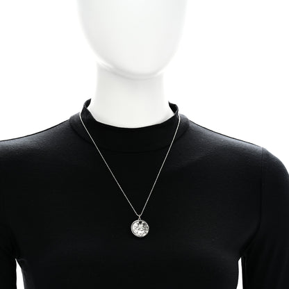 Jennifer Meyer 18K White Gold Diamond Good Luck Pendant Necklace 2 of 5