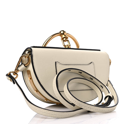 Chloe Calfskin Small Nile Bracelet Minaudiere Bag Off White 3 of 9