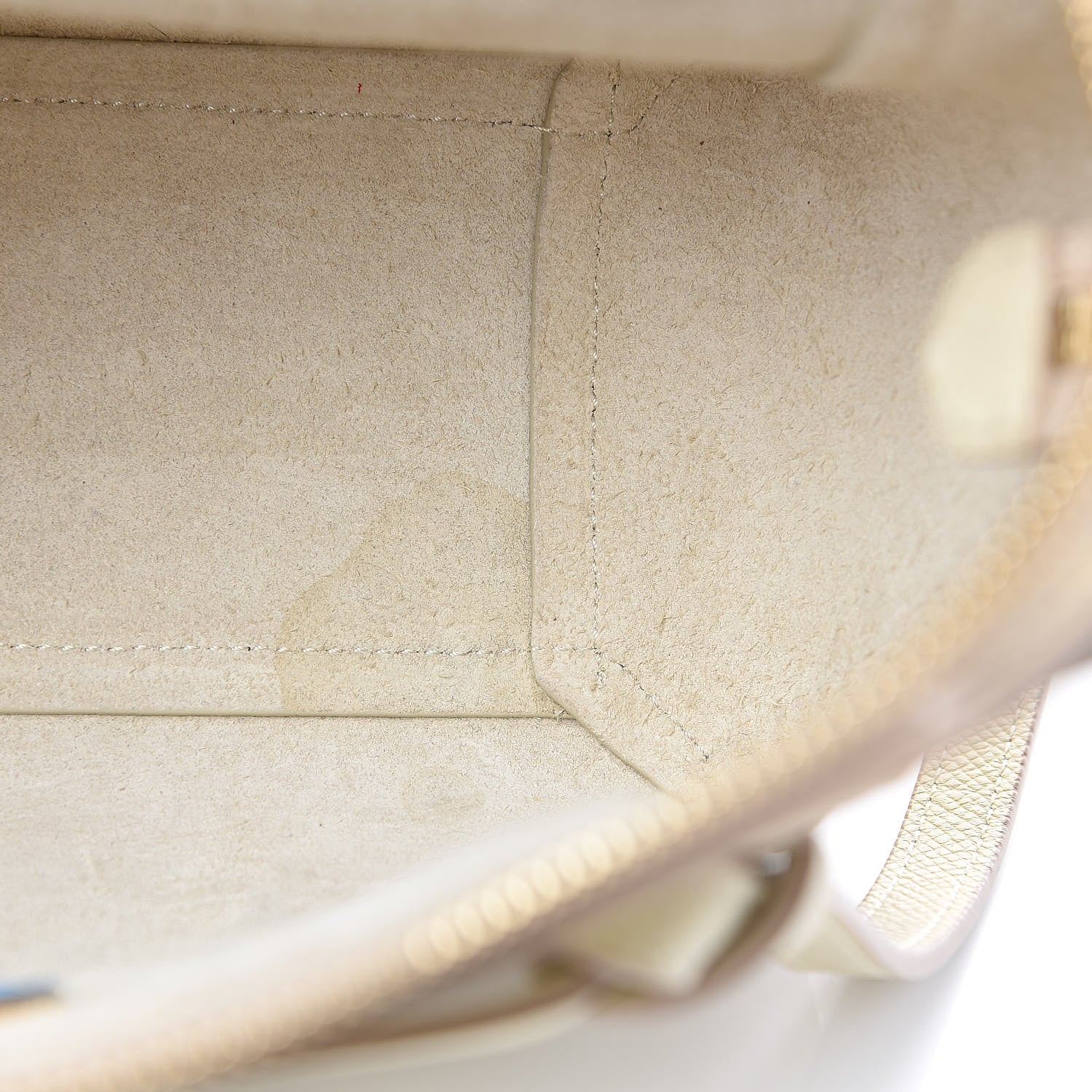 Celine Grained Calfskin Nano Belt Bag Linen 11 of 12