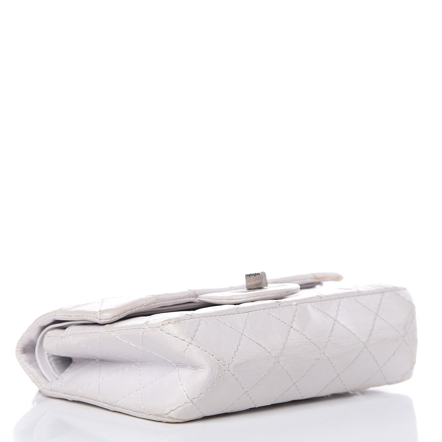 Chanel Aged Calfskin 50th Anniversary 2.55 Reissue 224 Flap White 5 of 18