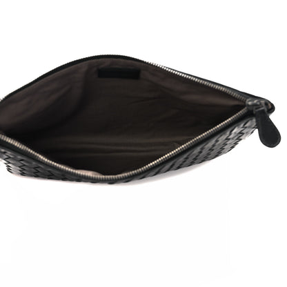 Bottega Veneta Nappa Intrecciato Zip Pouch Black 5 of 6