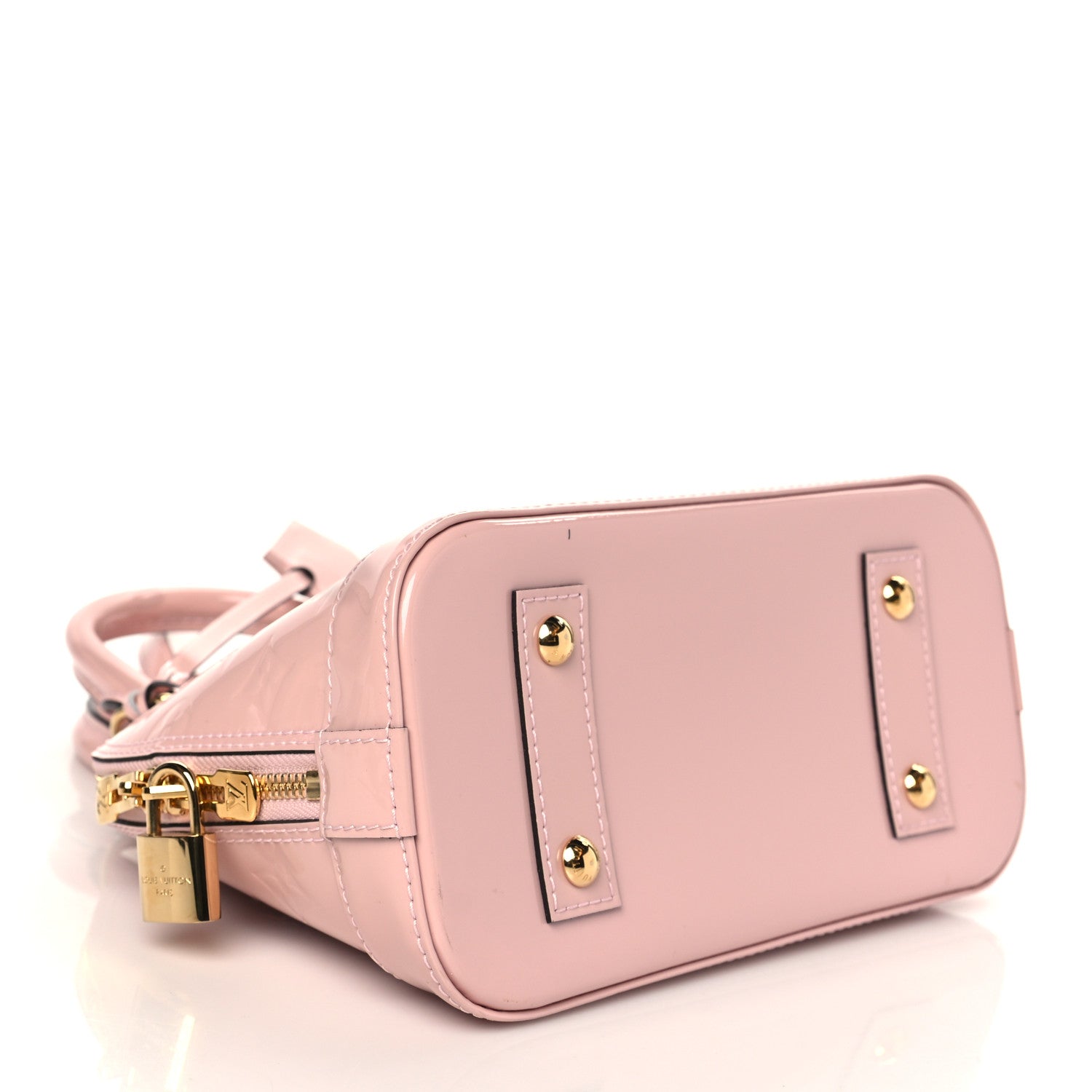 Louis Vuitton Vernis Alma BB Rose Ballerine 4 of 9