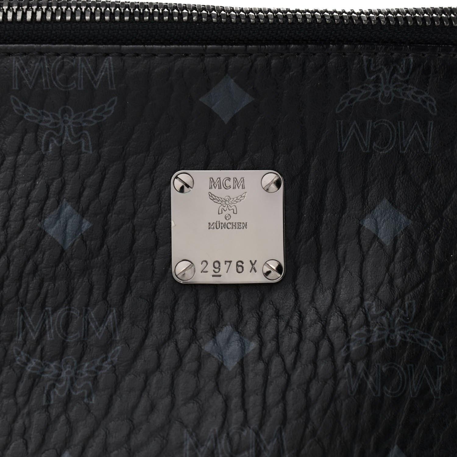 MCM Visetos Stark Belt Bag Black 6 of 8