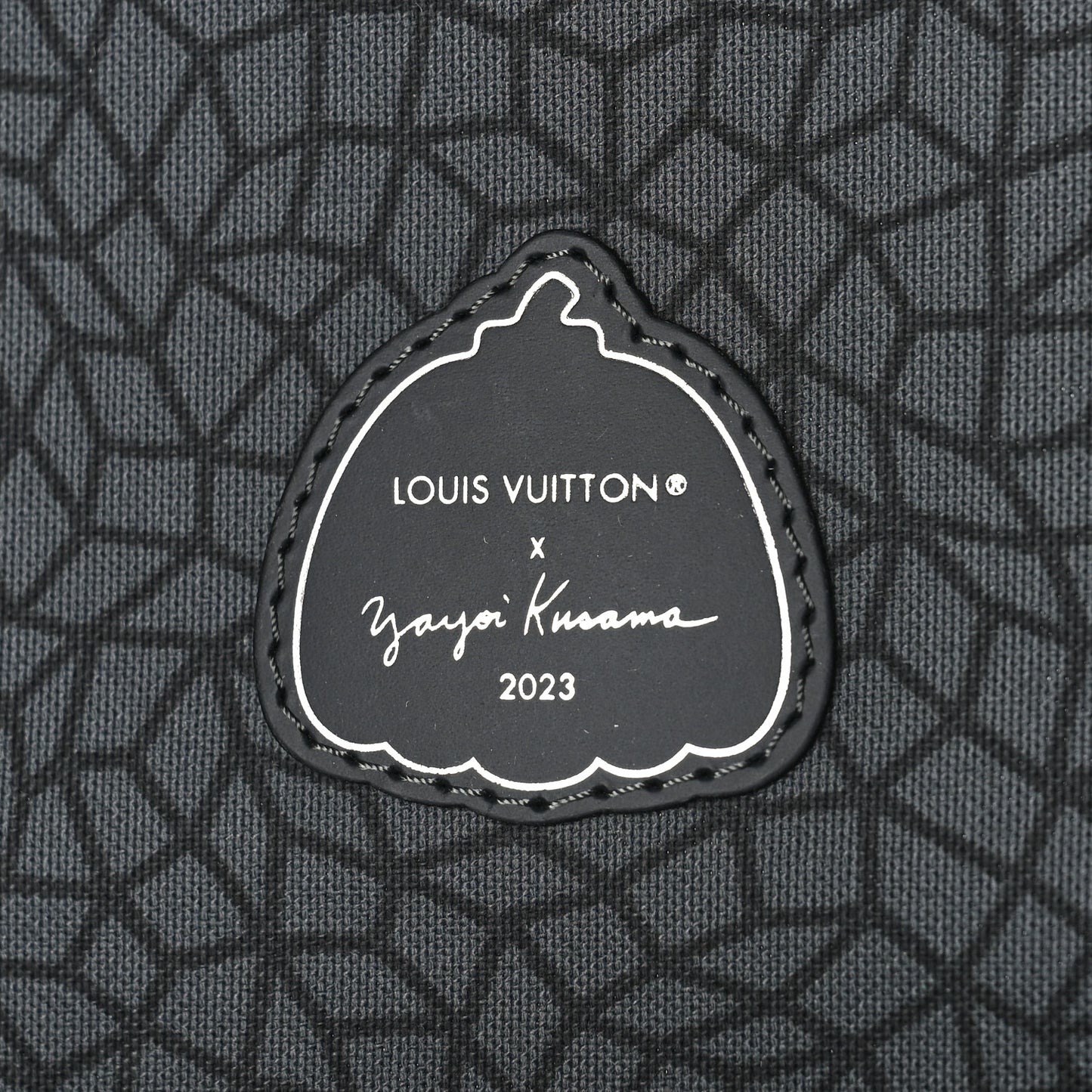 LV X YK Monogram Eclipse Reverse Kusama Pumpkin Discovery Backpack