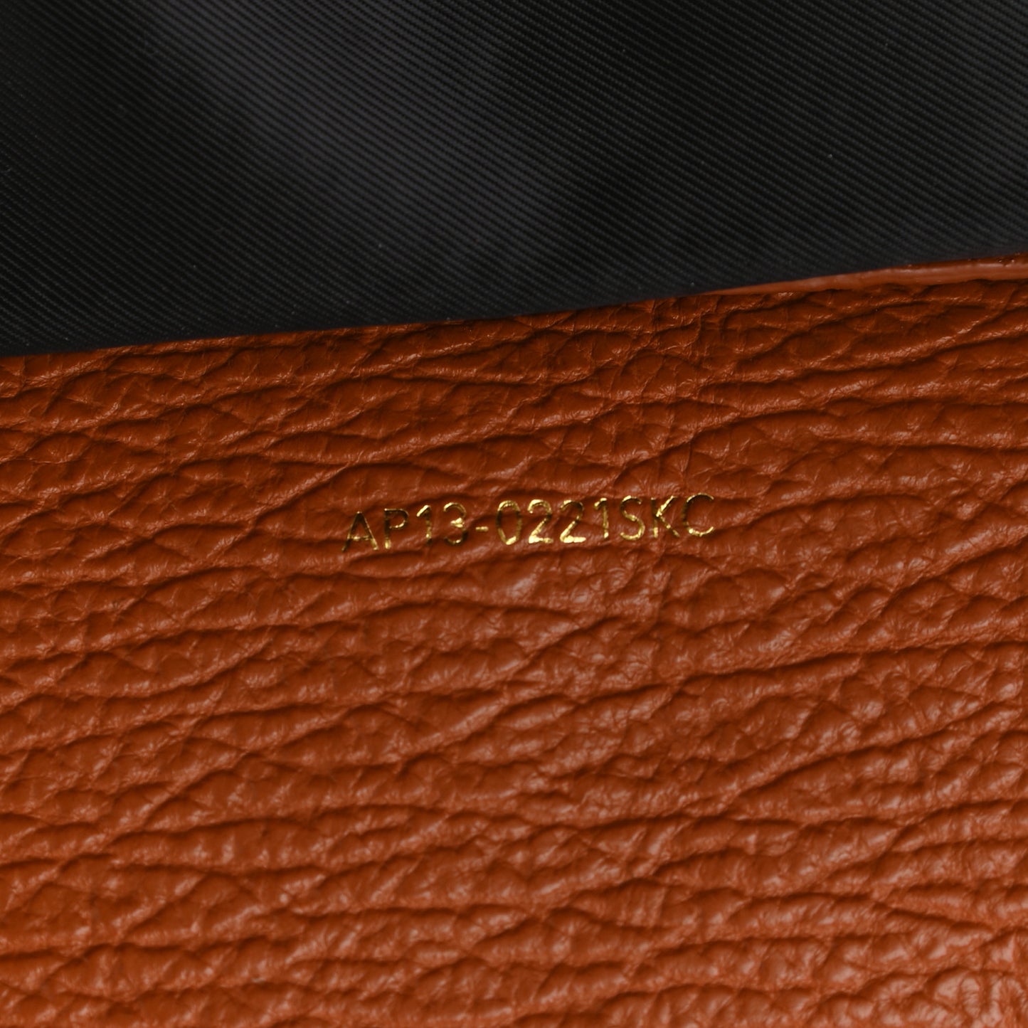 Textured Calfskin Large Pashli Satchel Amber