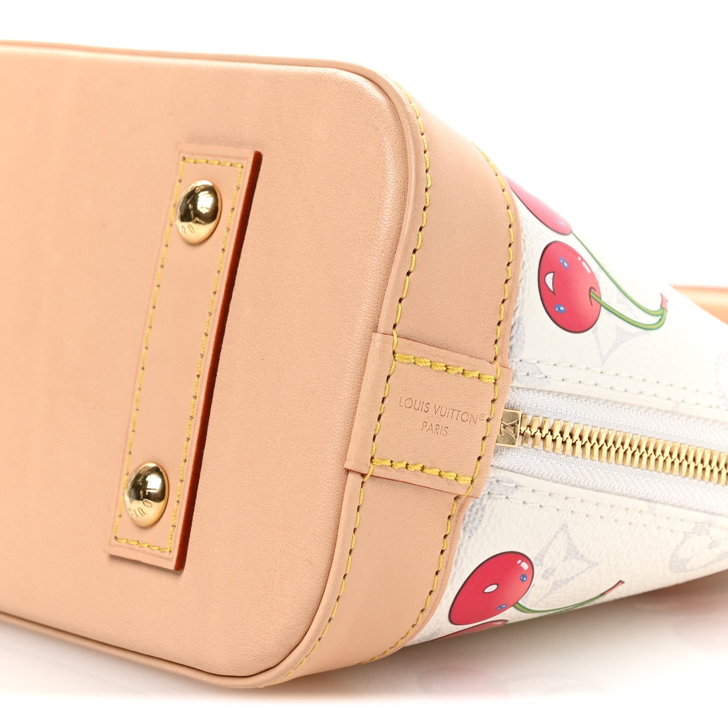 Louis Vuitton LV X TM Monogram Cerises Alma BB White 9 of 10
