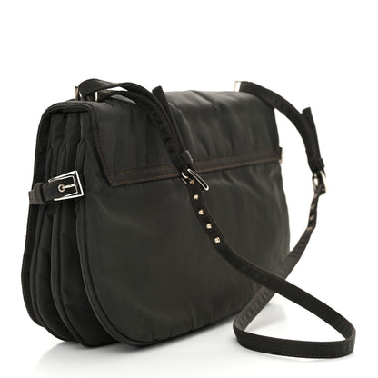 Prada Tessuto Light Nylon Shoulder Bag Cordovan 3 of 11