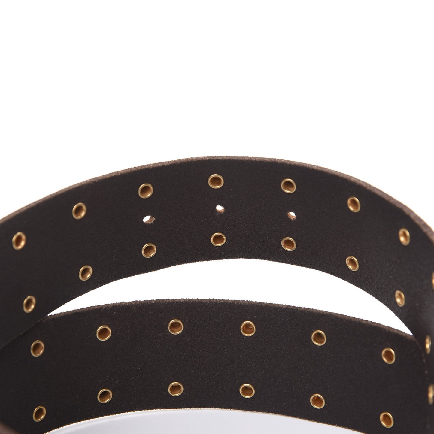 Calfskin Double G Star Buckle Belt 90 36 Brown