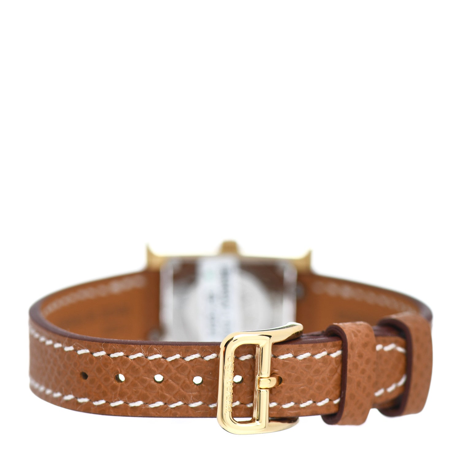 Hermes Stainless Steel Epsom 17.2mm Heure H Hour Quartz Watch Gold 4 of 5
