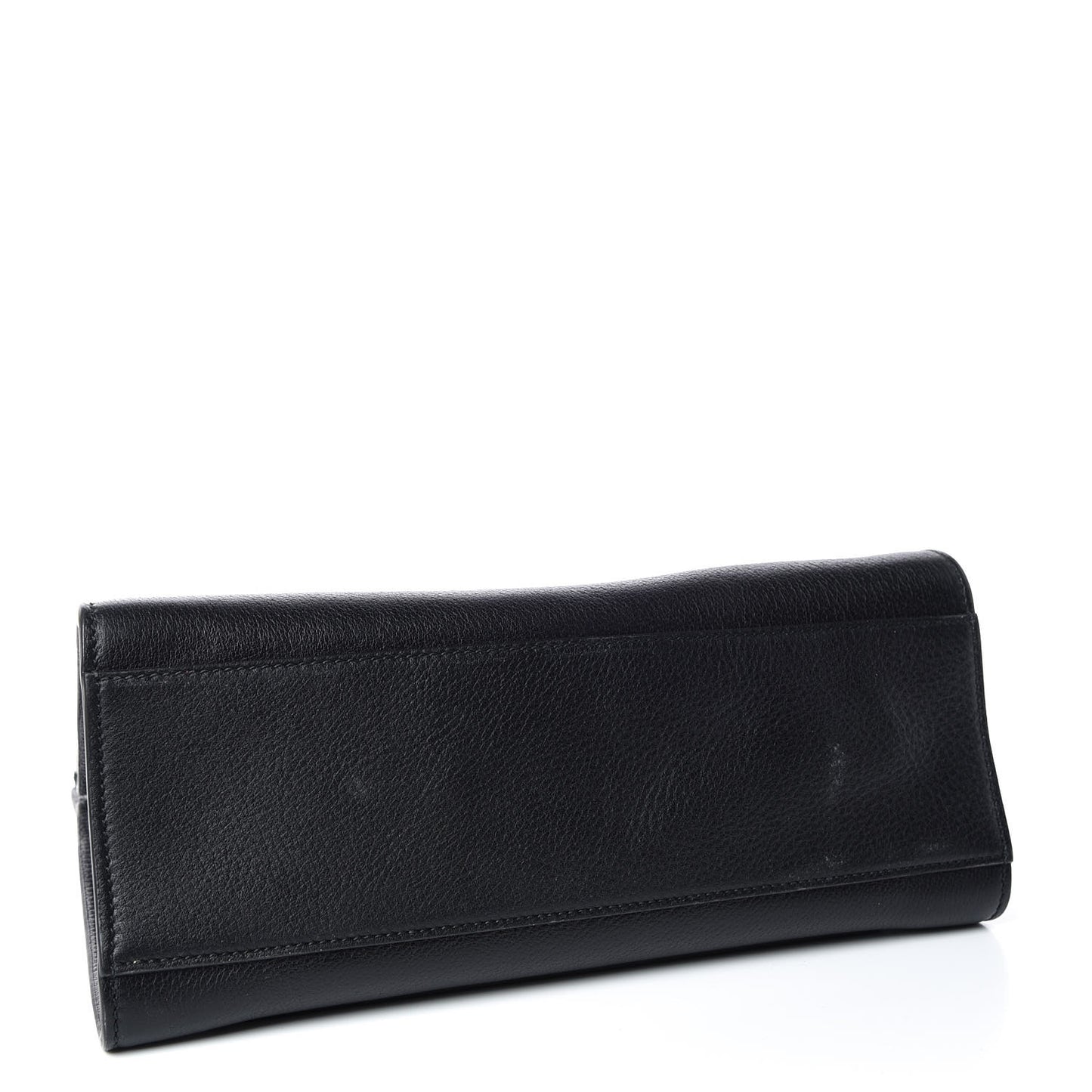 Grained Calfskin Web Crystal Butterfly Stripe Medium Totem Top Handle Bag Black