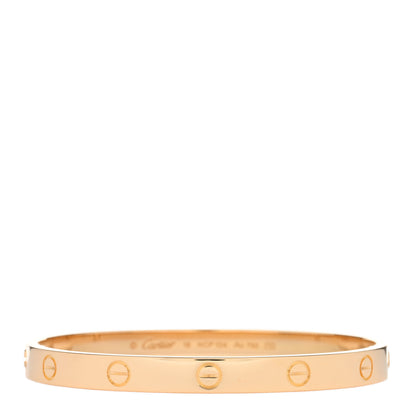 Cartier 18K Yellow Gold LOVE Bracelet 18 1 of 4