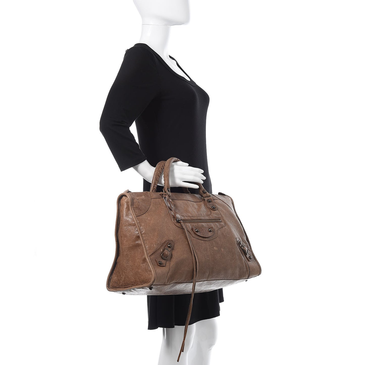 Agneau Classic Hardware Work Sienna