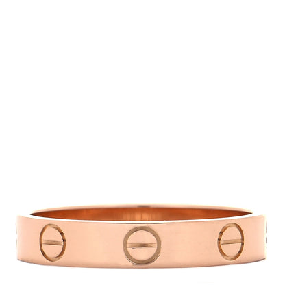 Cartier 18K Pink Gold 3.5mm LOVE Wedding Band Ring 54 7 3 of 5