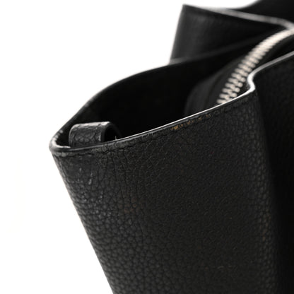 Celine Baby Grained Calfskin Medium Tri-Fold Bag Black 16 of 21