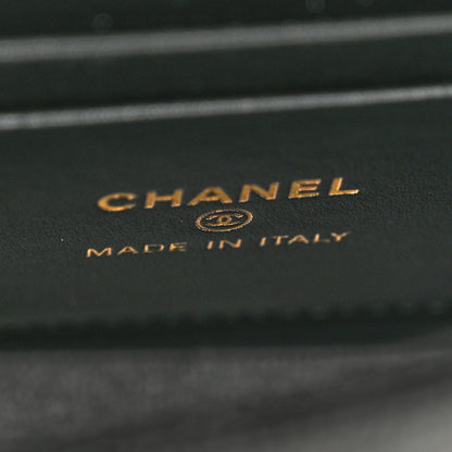 Chanel Caviar Quilted Coco Handle Clutch With Chain Black 6 of 11