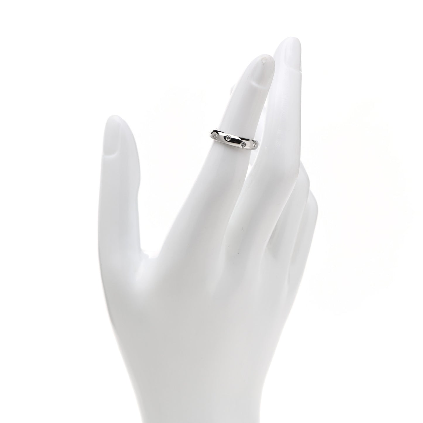 Platinum Diamond 4mm Etoile Band Ring 46 3.75