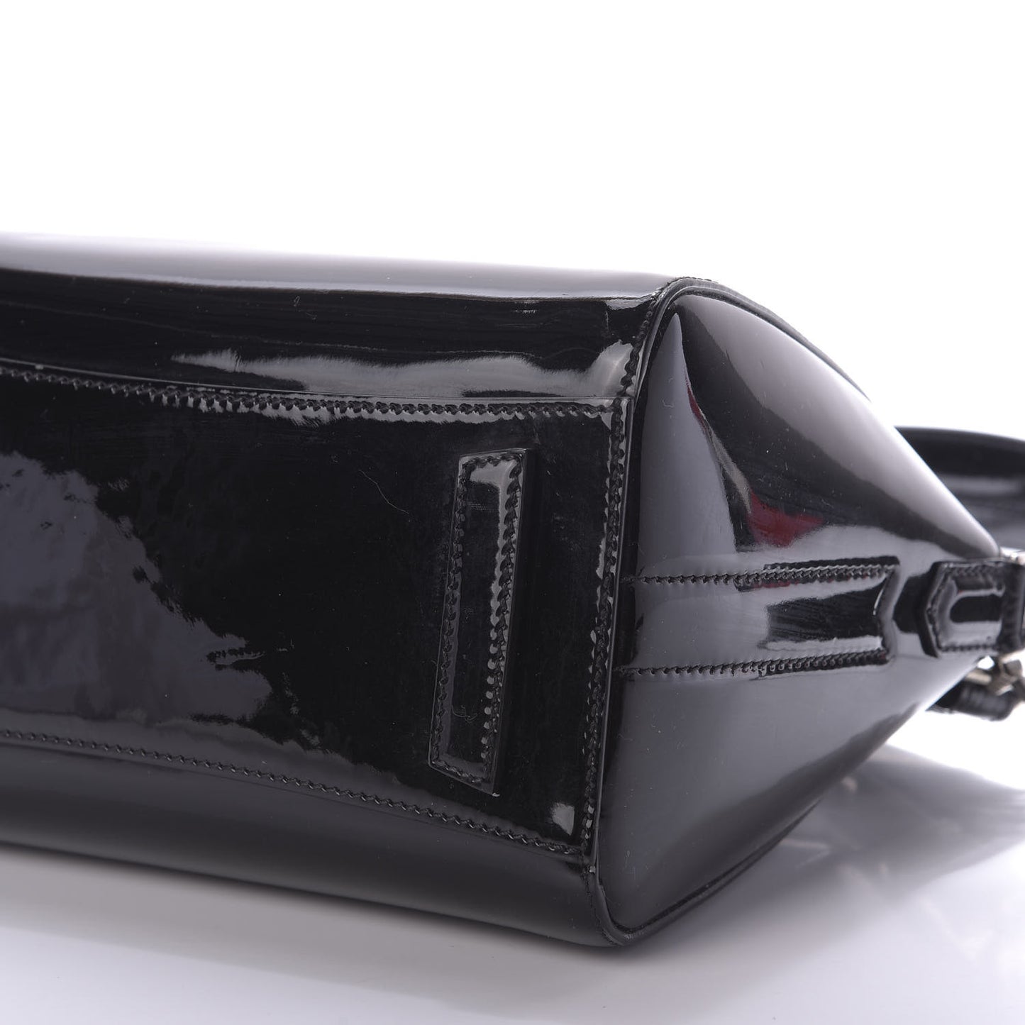 Patent Calfskin Mini Antigona Black