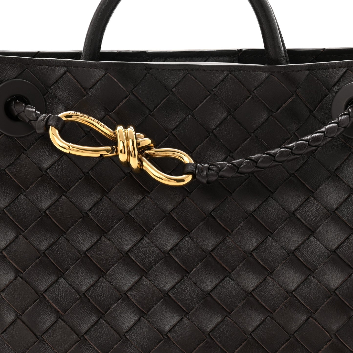 Nappa Intrecciato Small Andiamo Shoulder Bag Fondant