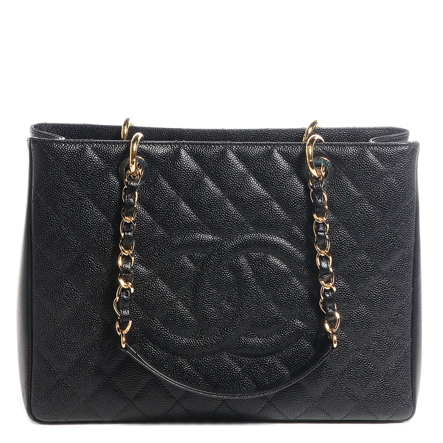 Caviar Grand Shopping Tote GST Black