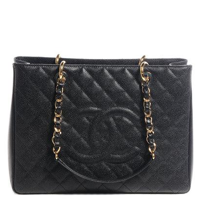 Chanel Caviar Grand Shopping Tote GST Black 1 of 7