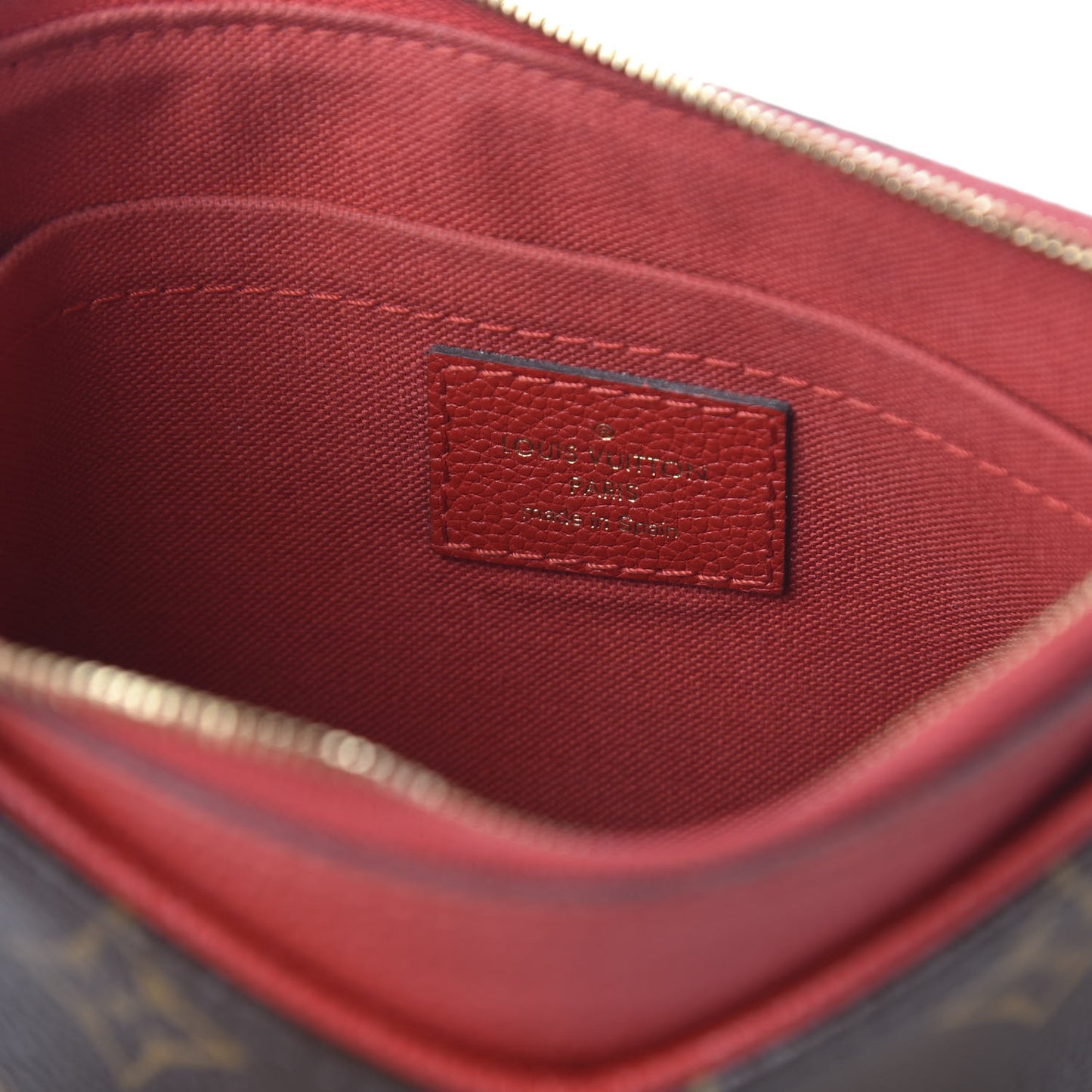 Monogram Pallas Clutch Cherry