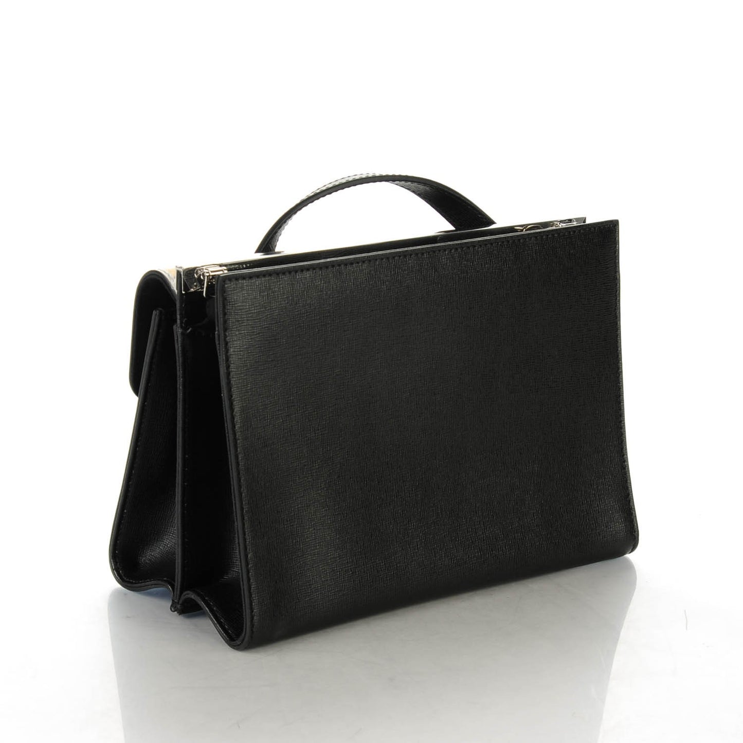Vitello Elite QuTweet Mini Demi Jour Shoulder Bag Black Multicolor