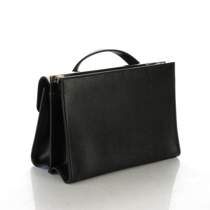 Fendi Vitello Elite QuTweet Mini Demi Jour Shoulder Bag Black Multicolor 3 of 6