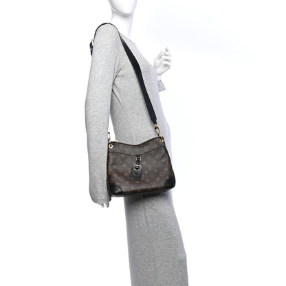 Louis Vuitton Monogram Odeon PM Black 2 of 13