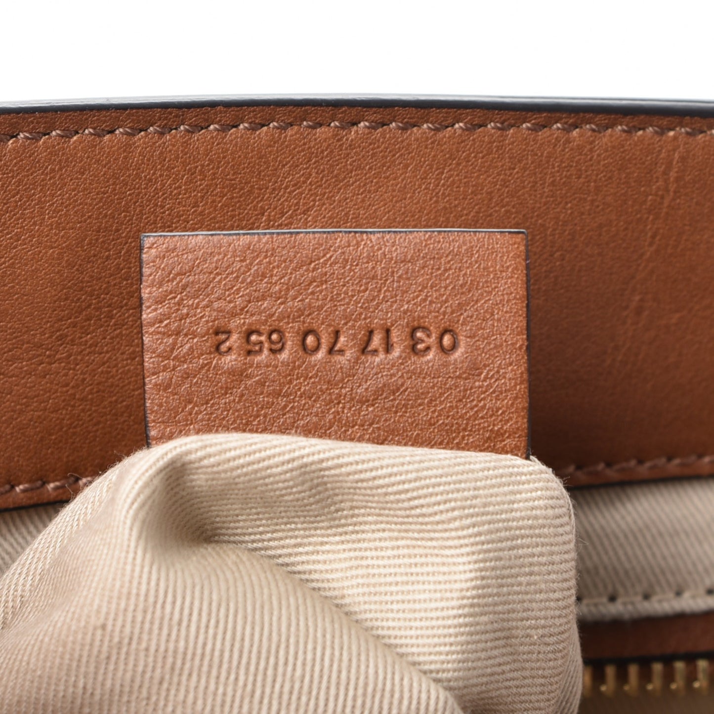 Suede Calfskin Medium Faye Backpack Tan