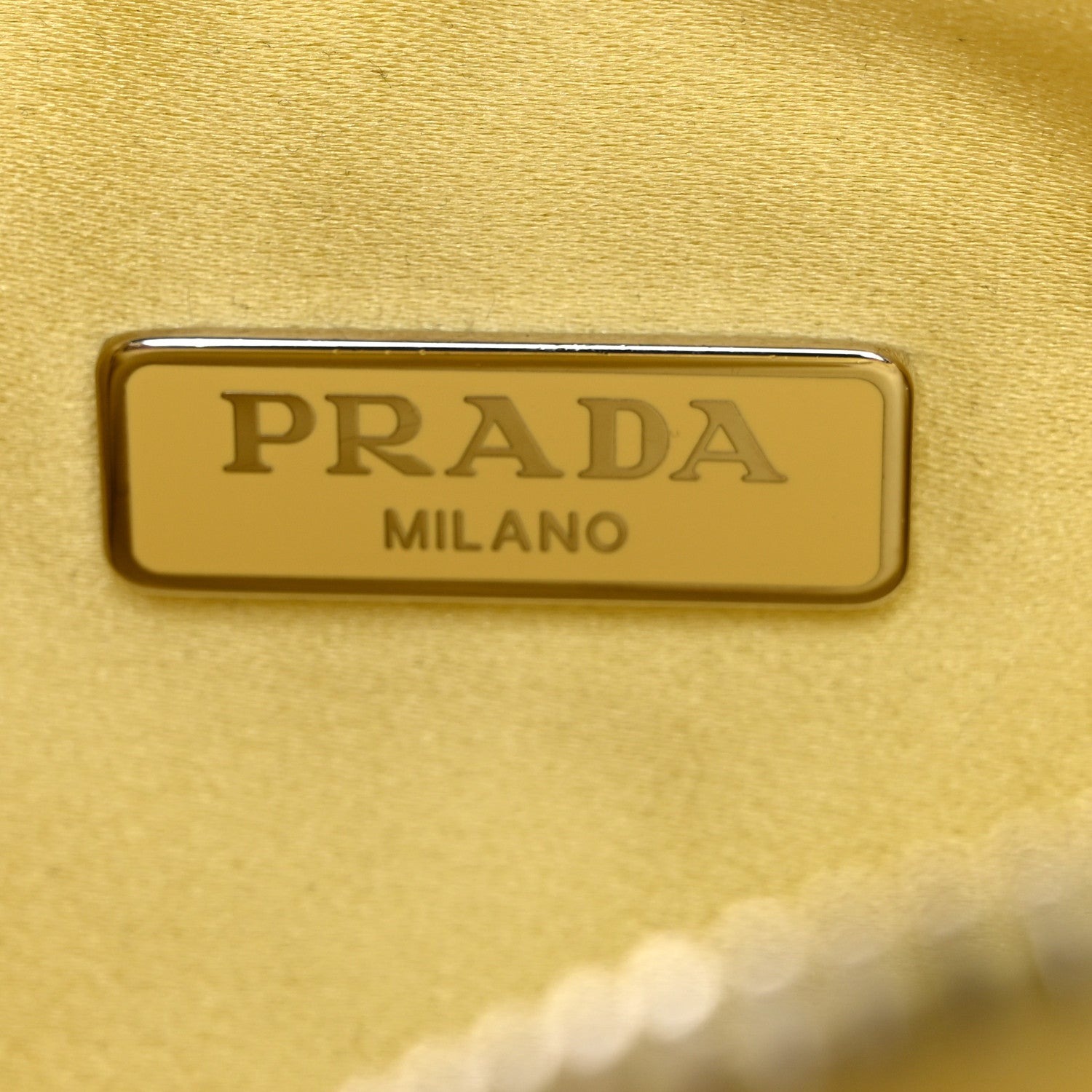Prada Satin Crystal Re-Edition 2005 Shoulder Bag Ananas 6 of 9