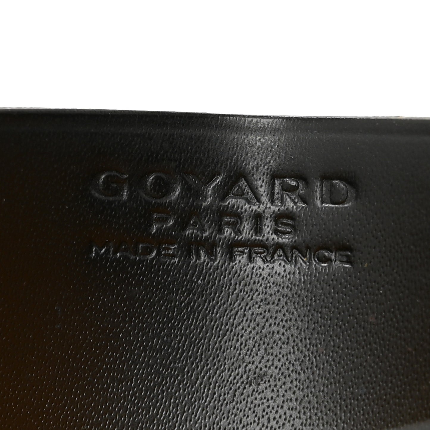 Goyardine Saint Sulpice Card Holder Black