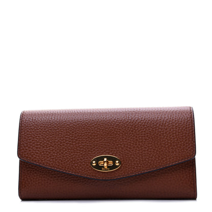 Mulberry Small Classic Grain Darley Wallet Oak 1 of 11